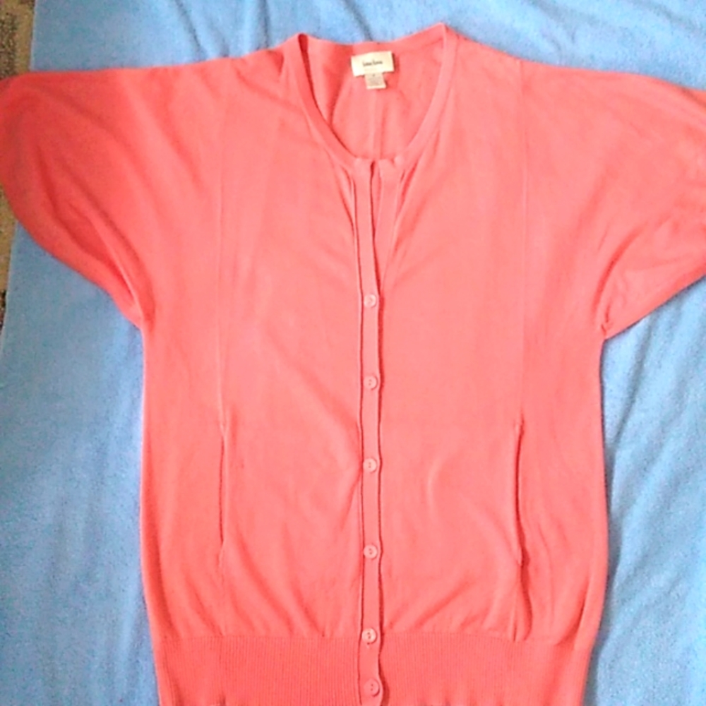 Neiman Marcus Coral Sweater